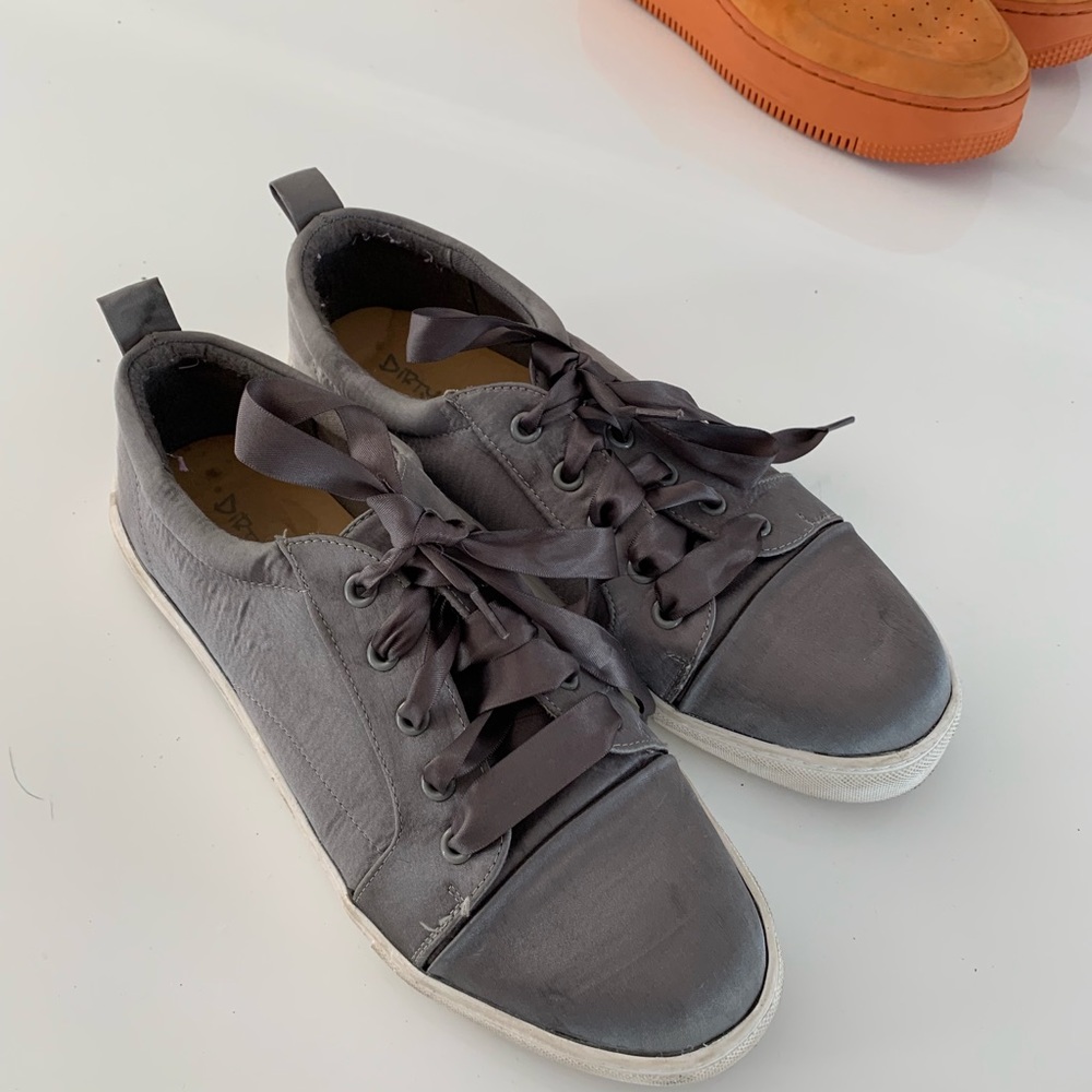 Satin Ribbon Lace Shoes